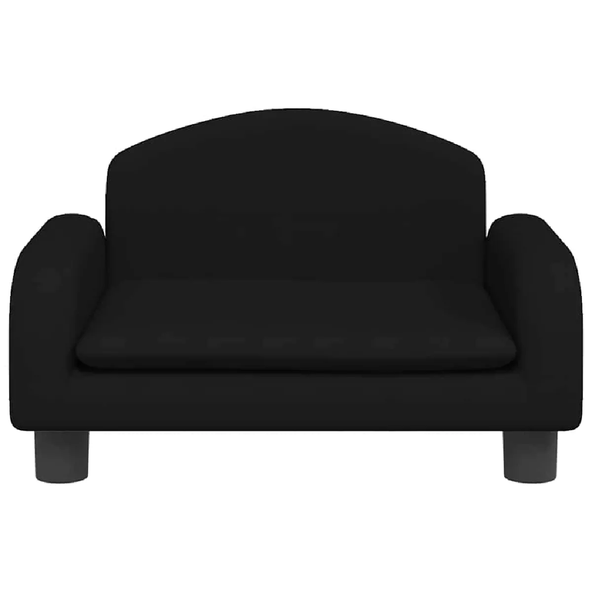 Comparer les prix de Lit pour chien panier canapé confortable 50 x 40 x 30 cm tissu noir 02_0042681