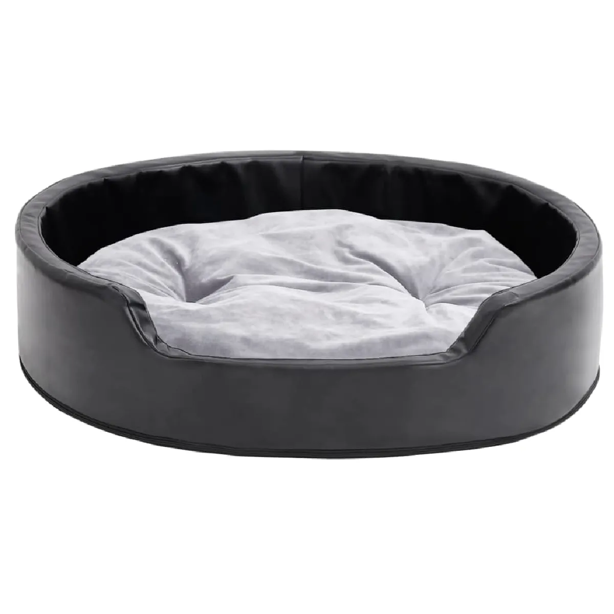 Meilleurs prix pour Lit pour chiens et 79 x 70 x 19 cm Peluche et similicuir noir 02_0043227