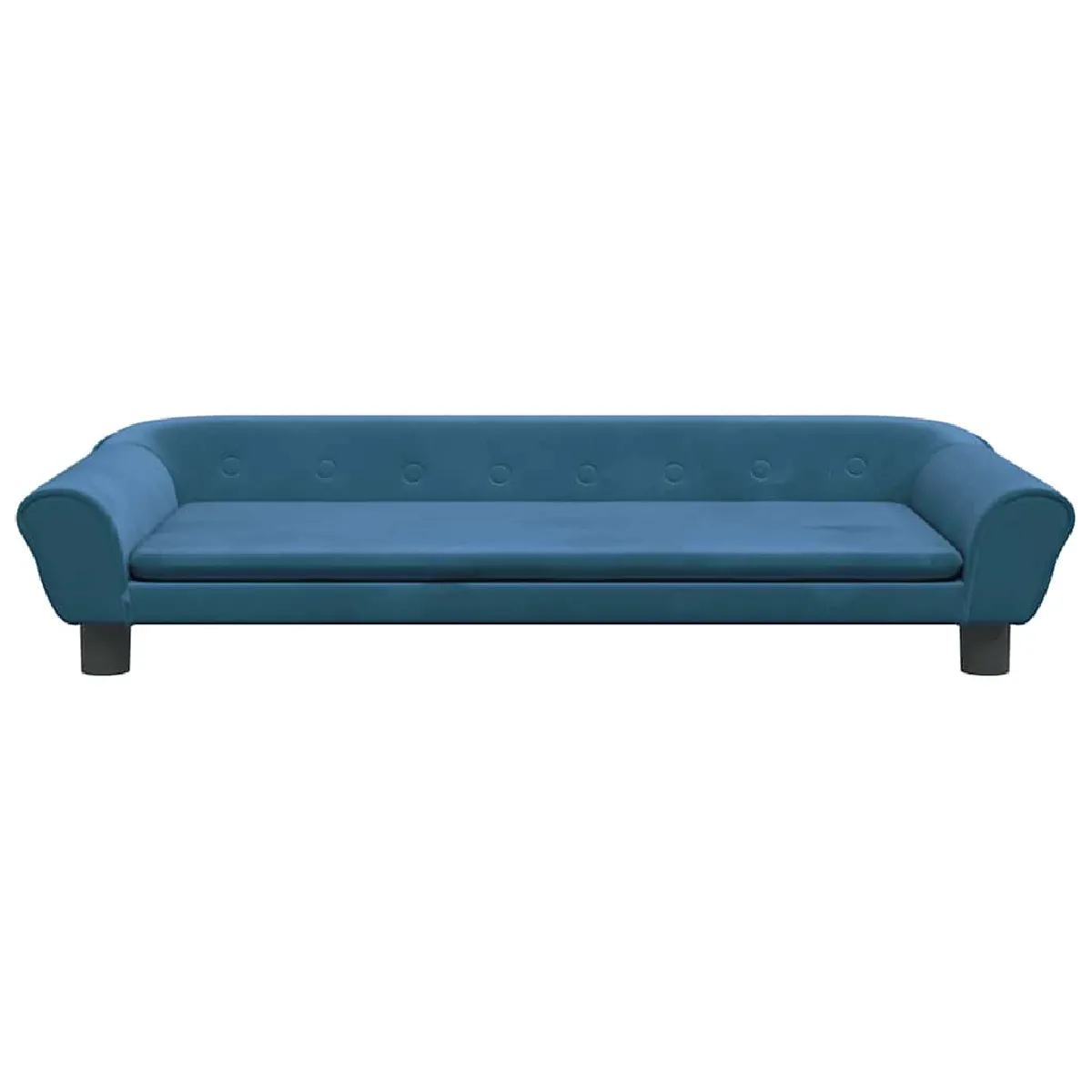 Comparer les prix de Lit pour chien panier canapé confortable 100 x 50 x 21 cm velours Bleu 02_0042598