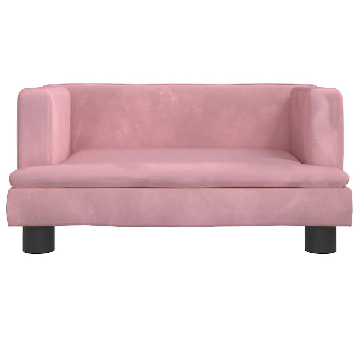 Meilleurs prix pour Lit pour chien panier canapé confortable 60 x 40 x 30 cm velours Rose 02_0042730