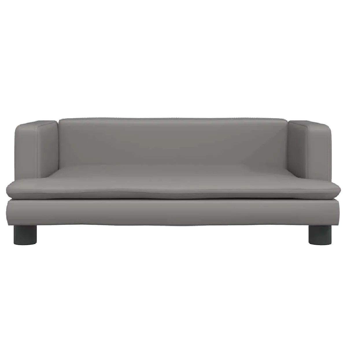 Meilleurs prix pour Lit pour chien panier canapé confortable 80 x 45 x 30 cm similicuir gris 02_0042949