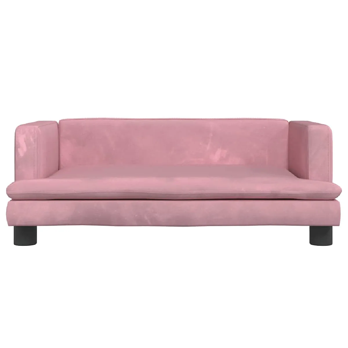 Meilleurs prix pour Lit pour chien panier canapé confortable 80 x 45 x 30 cm velours Rose 02_0042958