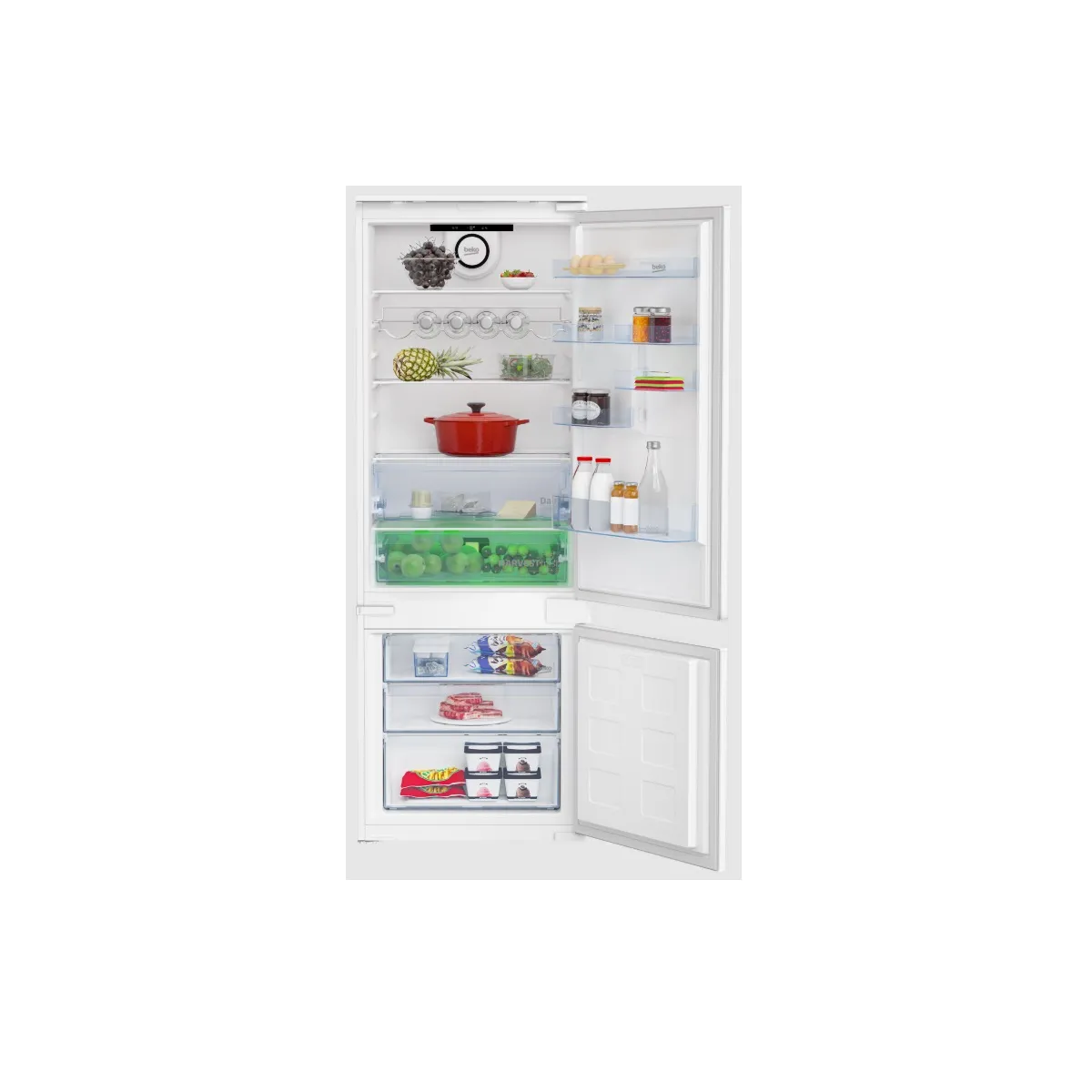 BEKO Réfrigérateur Intégrable Combiné BCSE400E40SN