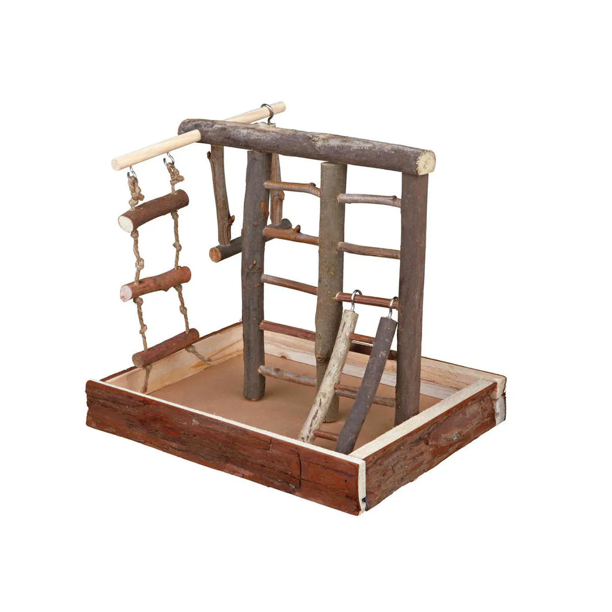 Trixie Jouet pour oiseaux en bois - 28 x 25 x 22 cm