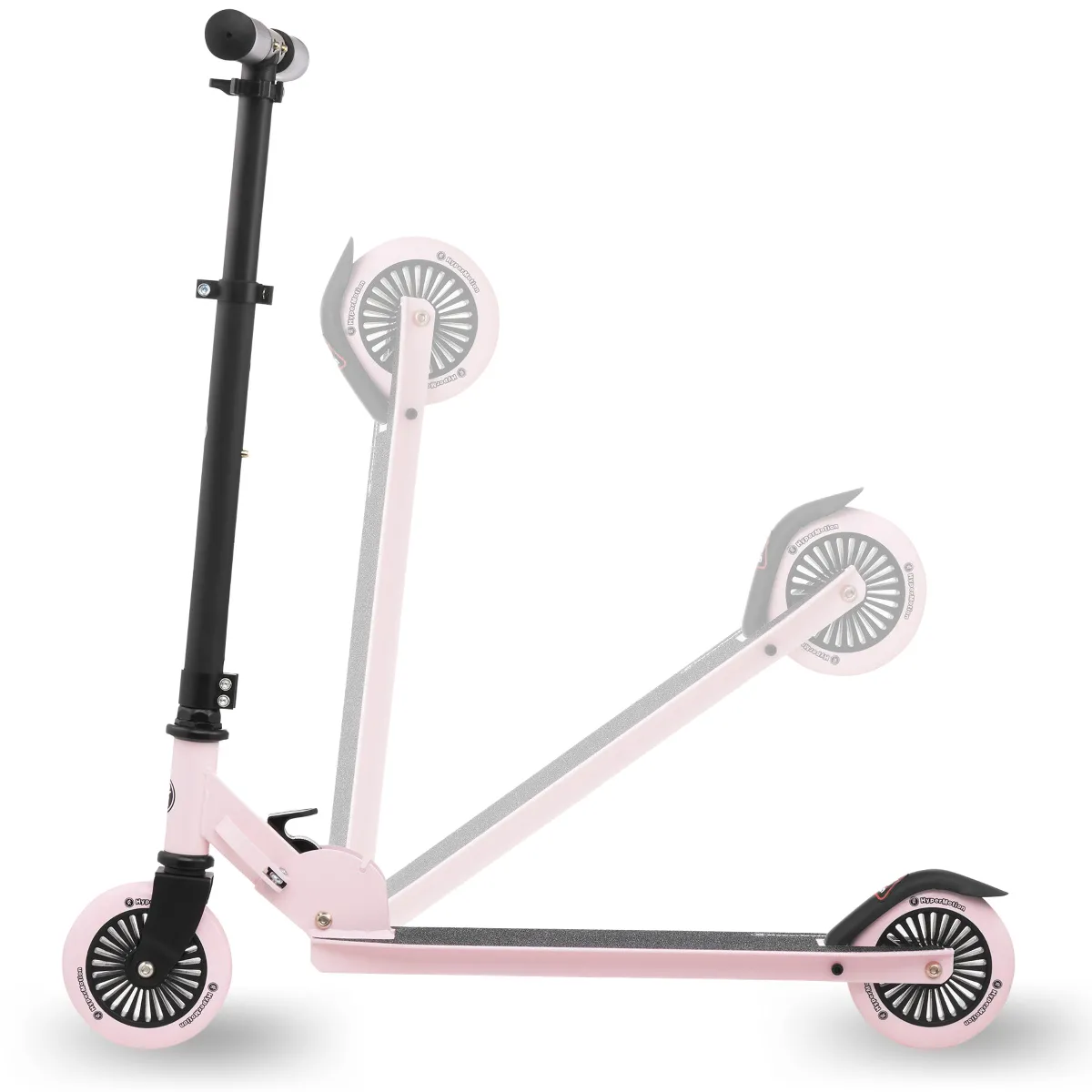 HyperMotion Trottinette Enfant +8 Ans – Roues 30 Cm – Freins Deux Mains – Charge 50 Kg – Cadre Acier Pliable
