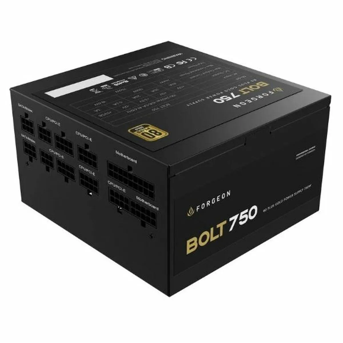 Bloc d’Alimentation Forgeon Bolt 80 Plus Gold