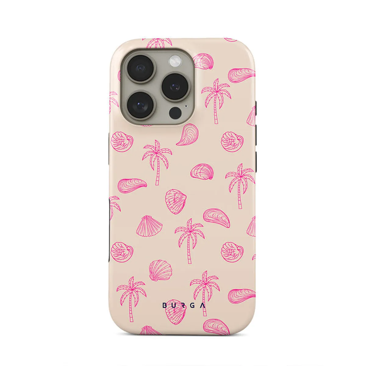 Burga Rose Coque Pour Iphone 16 Pro Max Magsafe Tough Antichocs Modèle Beach Please - Neuf - Image 3