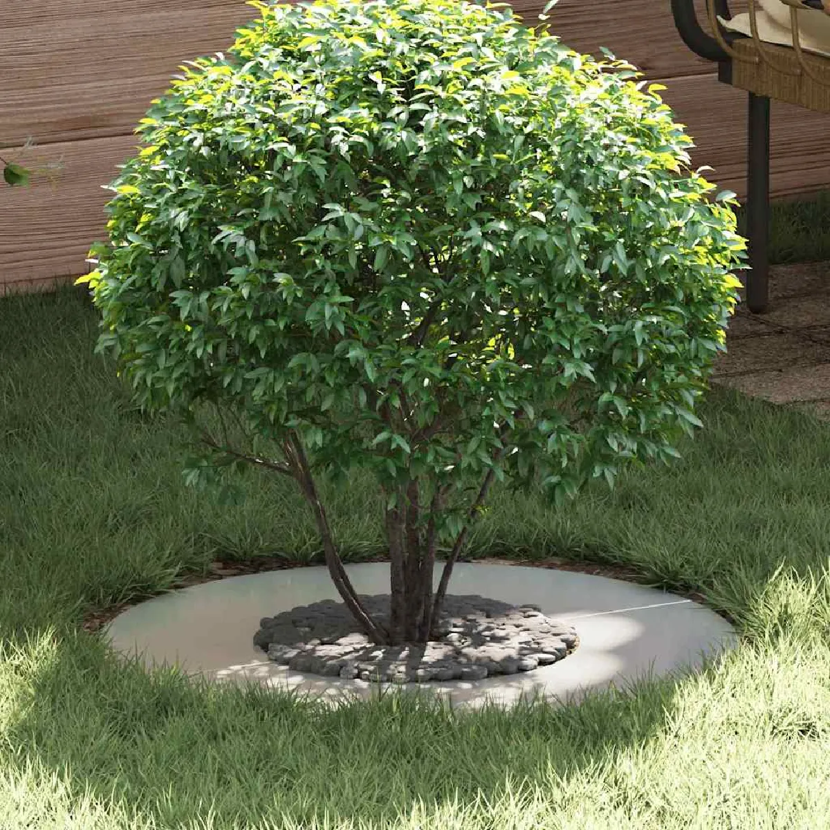 vidaXL Pot en Acier Corten Acier corten Grand Incrustations Décoratives - vue 2