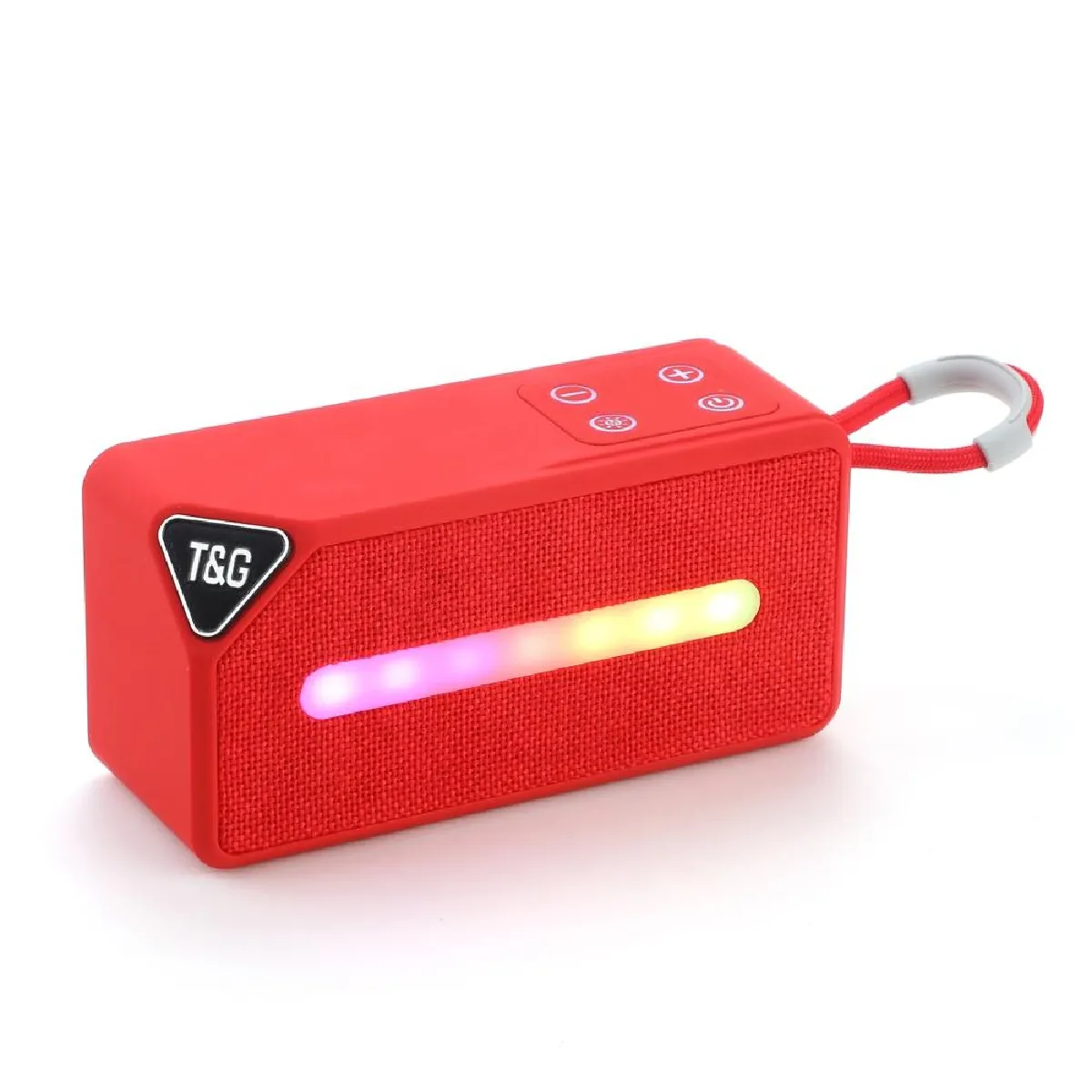 Enceinte sans fil Bluetooth autonomie 3 h fonction radio - Rouge