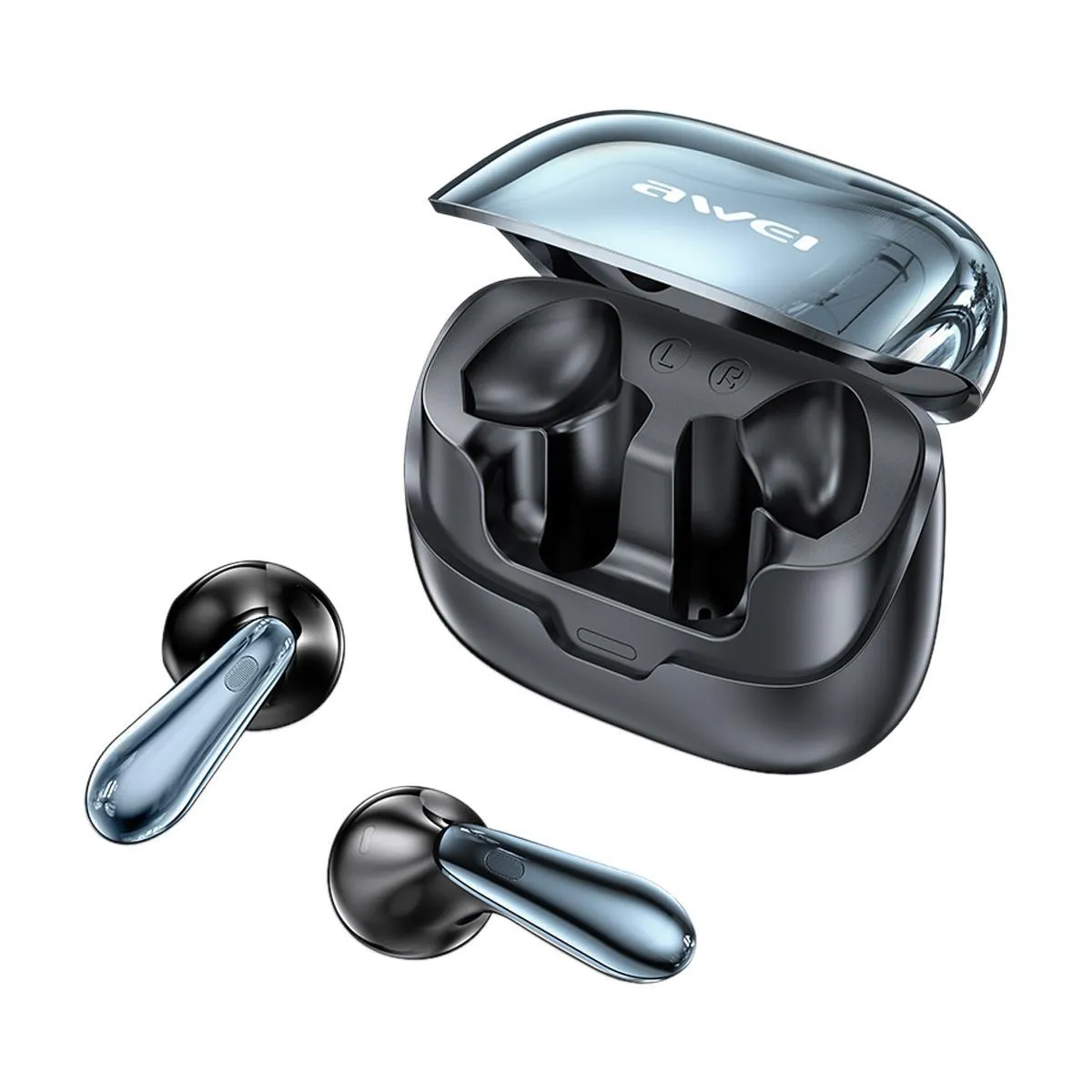 YONIS Ecouteurs Bluetooth Anc R&eacute;duction Bruit &Eacute;tanche Smart Touch Charge Rapide 