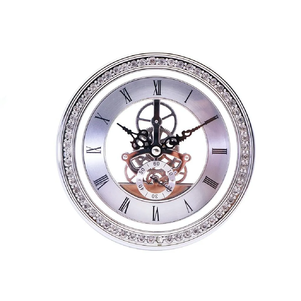 Yonis Noir Horloge Quartz Ronde