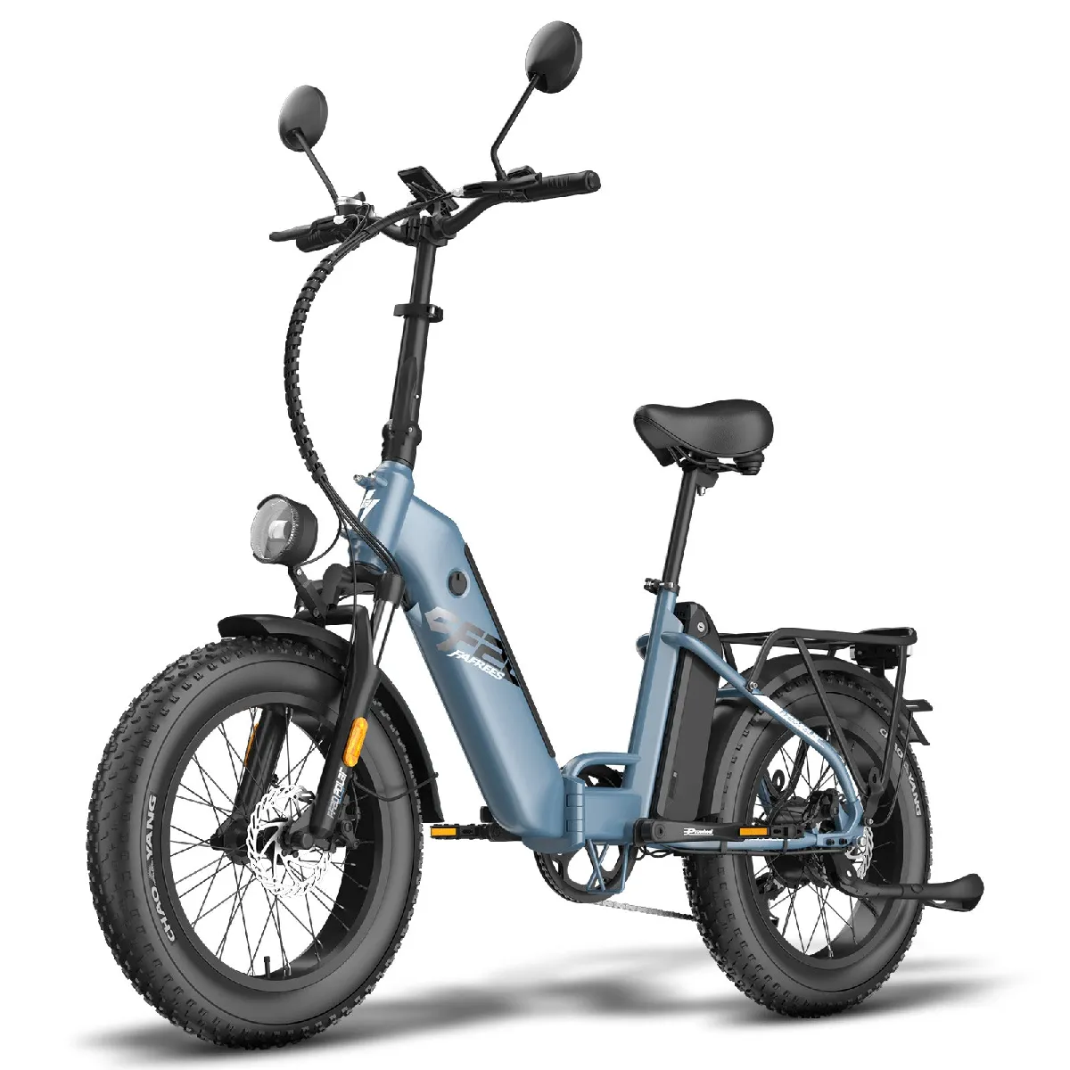 V&eacute;lo &eacute;lectrique FF20 Polar 500 W double batterie 170 km &eacute;cran LCD route homologu&eacute;e