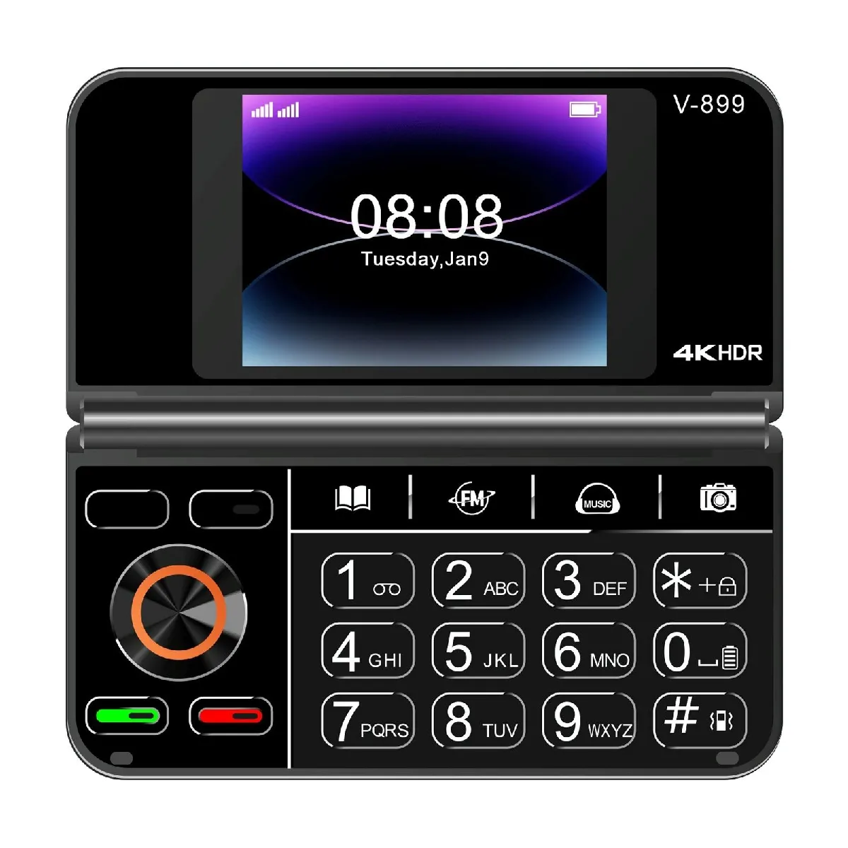 Yonis Noir Téléphone Portable