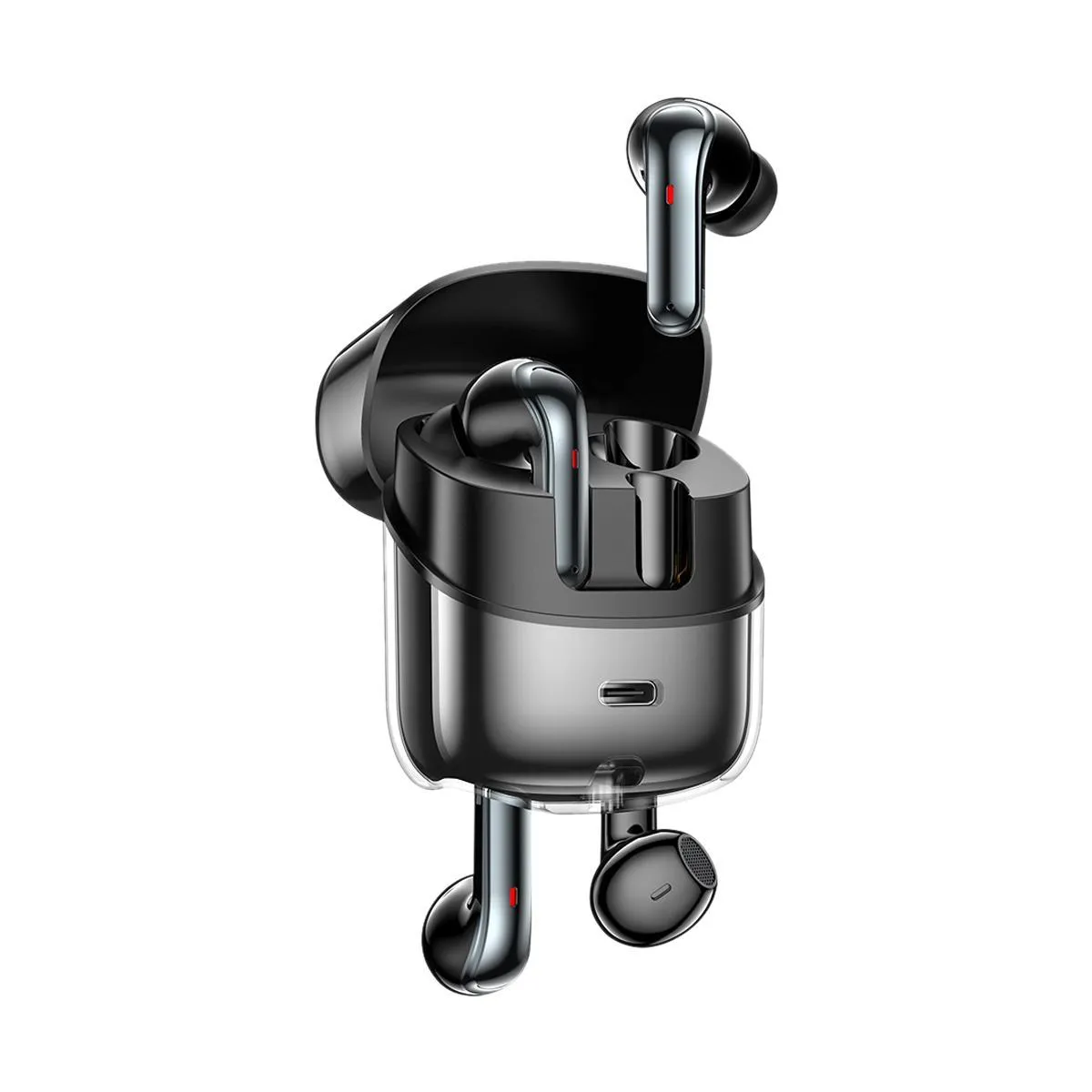 YONIS Ecouteurs Bluetooth Sans Fil Bt 5.3 St&eacute;r&eacute;o Autonomie 5h Noir 