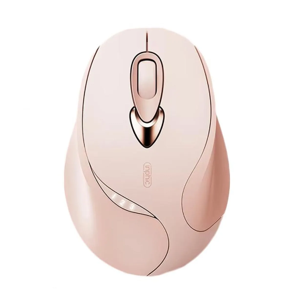 YONIS Souris Sans Fil Silencieuse Ergonomique Rechargeable Pour Bureau et Filles 