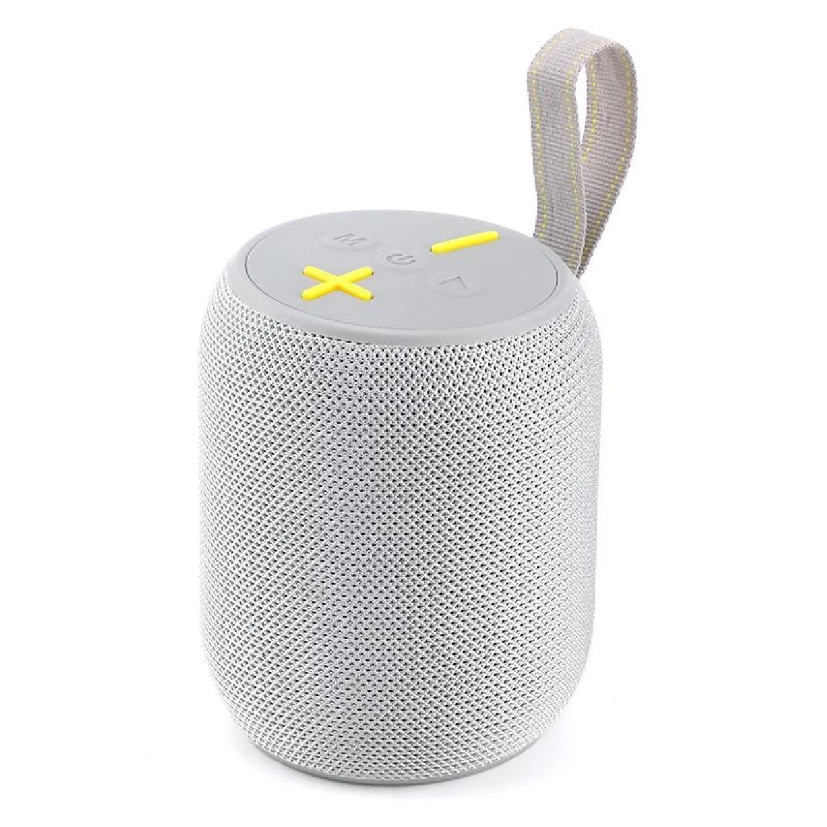 Yonis 1200mAh - Enceinte sans fil Bluetooth autonomie 2 h fonction radio - Gris