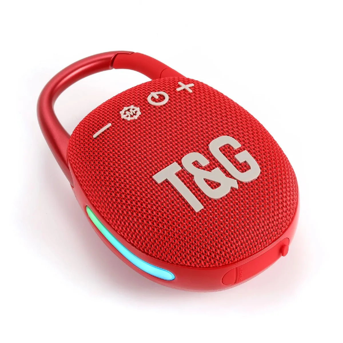 Yonis Rouge Enceinte Sans Fil Bluetooth Fonction Radio Autonomie 4 H - Aluminium - Image 2