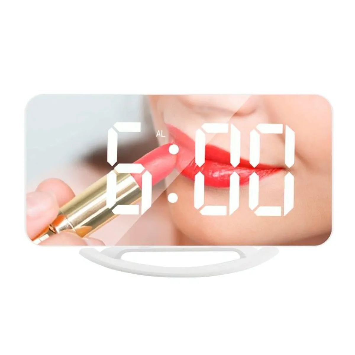 Yonis Blanc Réveil Digital Led