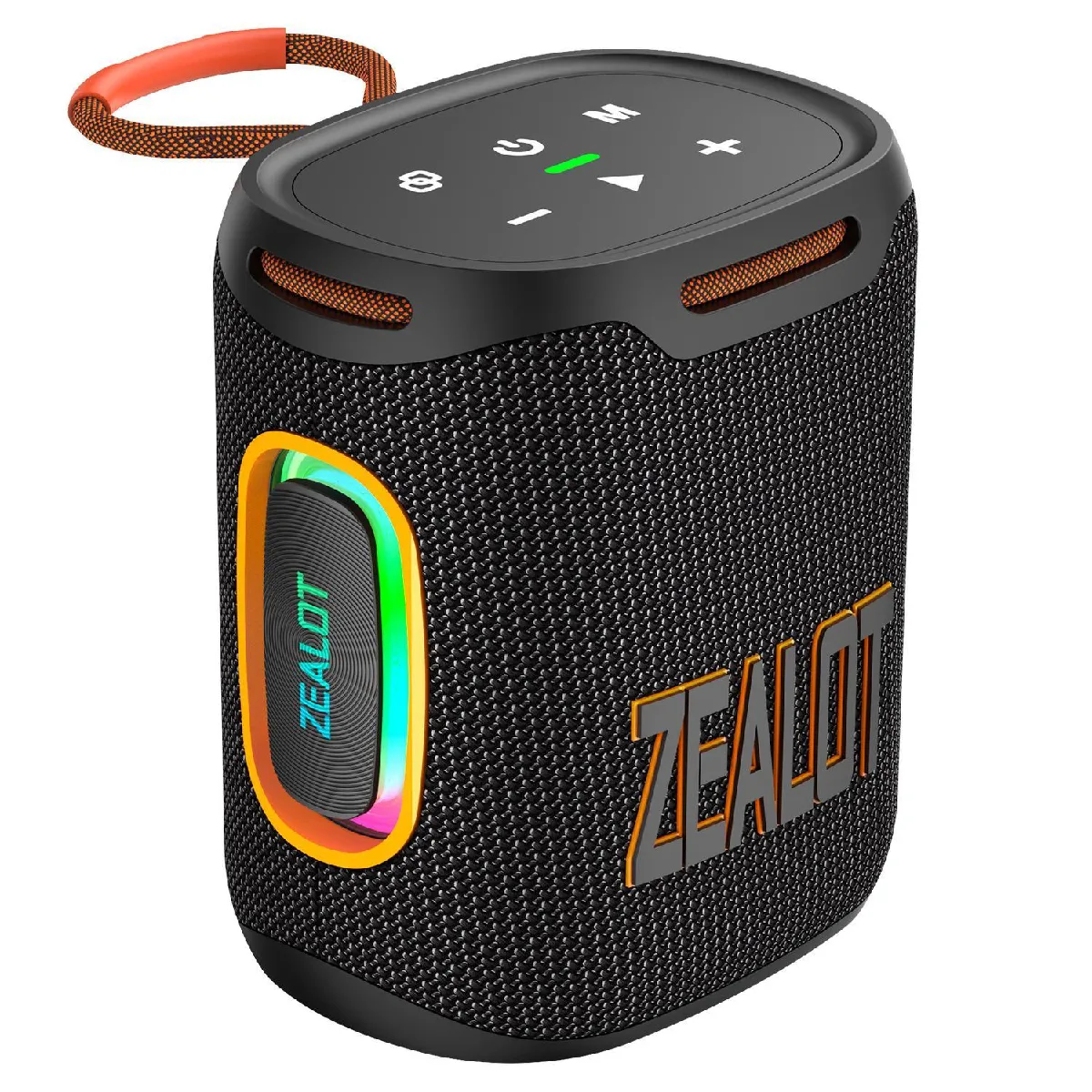 Basses Puissantes - Enceinte sans fil Bluetooth. IPX6 Resiste aux eclaboussures - Noir