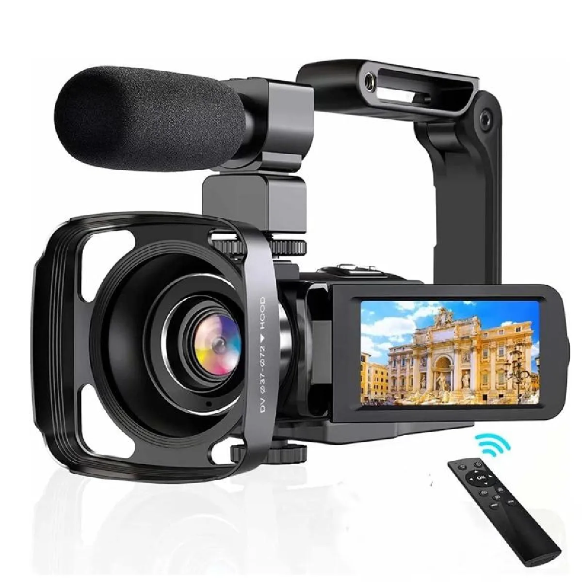 YONIS Cam&eacute;scope Num&eacute;rique 4k 56mp Zoom 18x &Eacute;cran Tactile Wifi Vision Nocturne 
