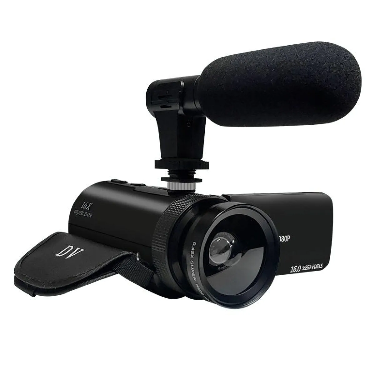 YONIS Cam&eacute;scope Num&eacute;rique 16mp Zoom 16x &Eacute;cran 2.4' Vid&eacute;o Hd Vlogging Parfait 