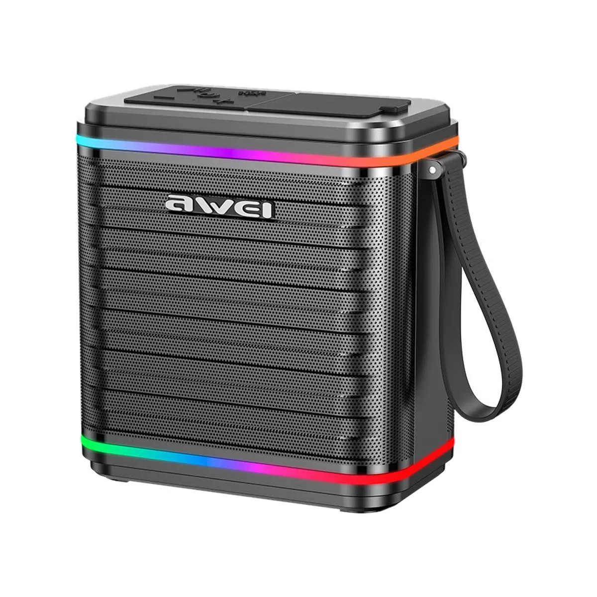 Enceinte Bluetooth &Eacute;tanche 15w Avec Lumi&egrave;res Rgb Pour Ext&eacute;rieur Et F&ecirc;tes Yonis