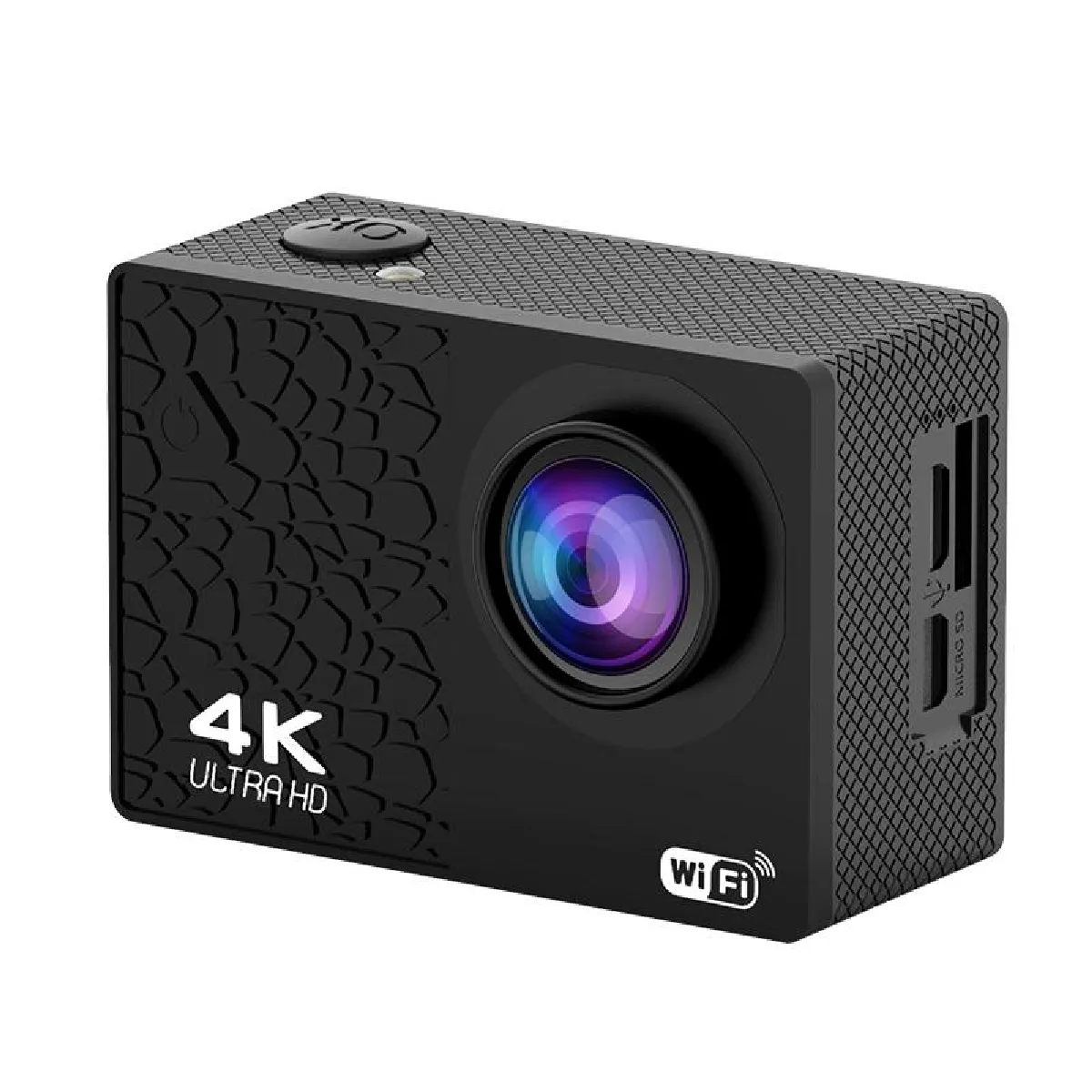 YONIS Camera Sport 4k Ecran Ips Hd 2 Pouces Grand Angle 170&deg; &Eacute;tanche Ip68 