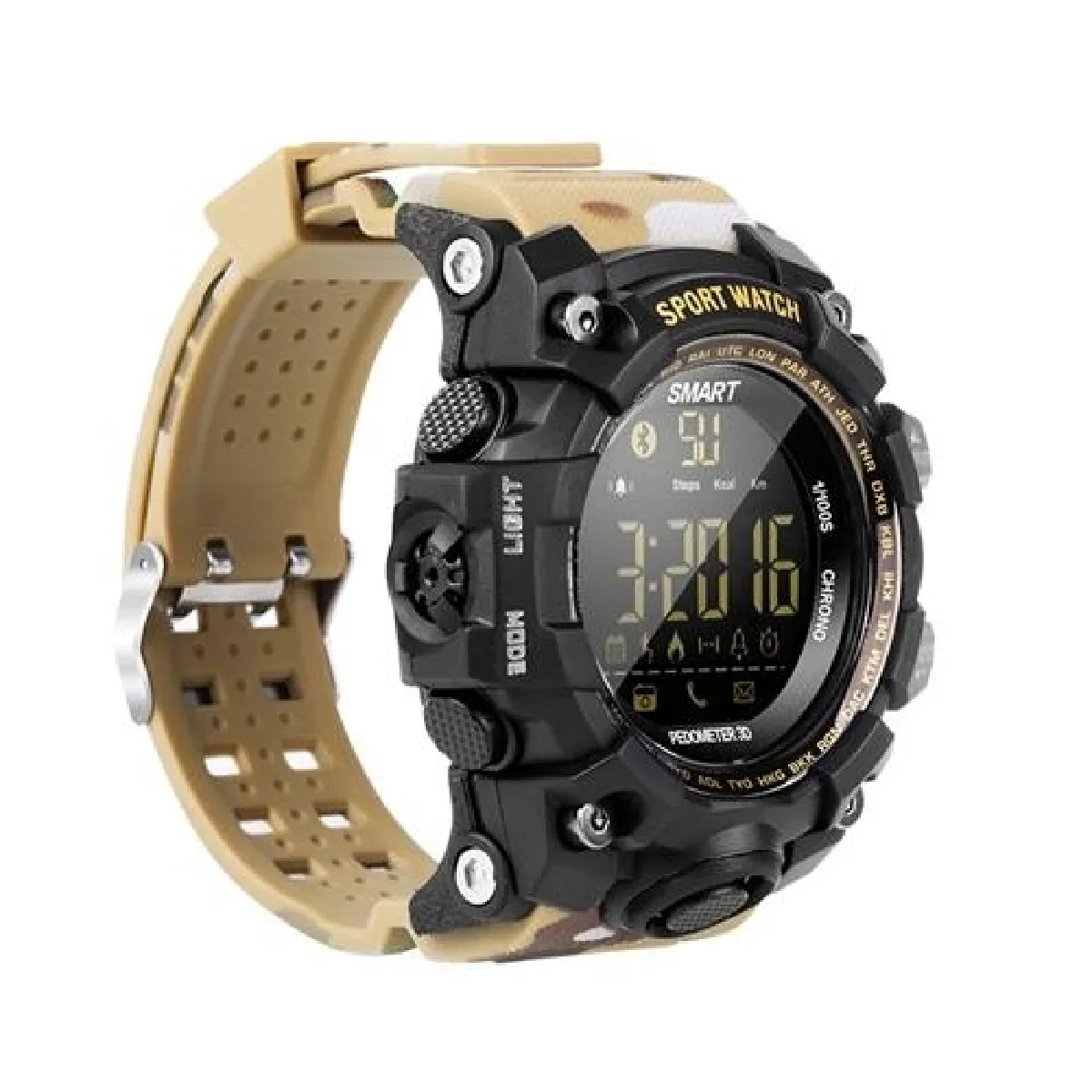 Yonis Jaune Montre Connectée Avec Suivi Cardiaque