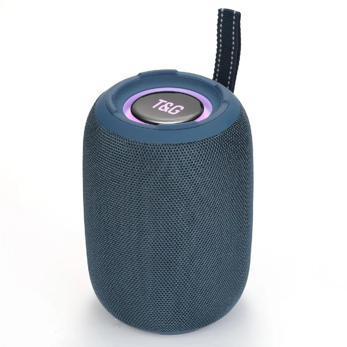 Enceinte Bluetooth Camouflage 15w Portable Avec Subwoofer Et Led Color&eacute;es Bleu Yonis