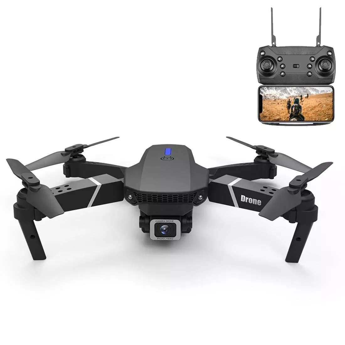 YONIS Drone 4K Pliable Avec Cam&eacute;ra HD Double
