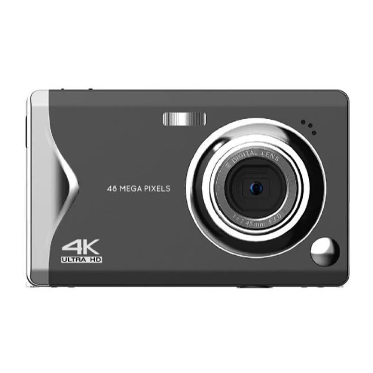 Appareil Photo Num&eacute;rique 4k Hd Autofocus &Eacute;cran Ips 3 Pouces Zoom 16x Noir Noir Yonis