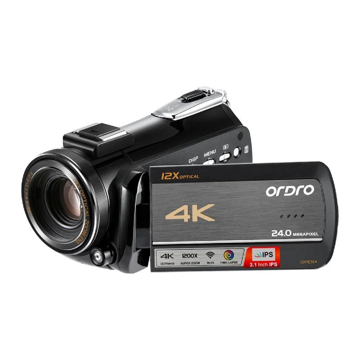YONIS  Cam&eacute;scope Num&eacute;rique 4K Vision Nocturne Zoom 12X