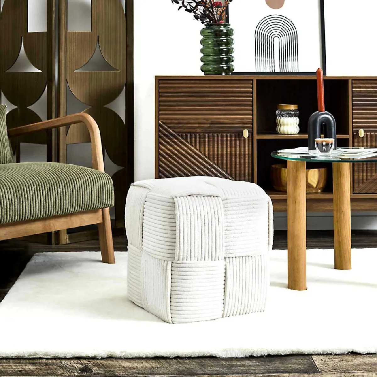 Banquette coffre pliable Lysandre - 76 x H. 38 cm - Gris foncé - 37.75