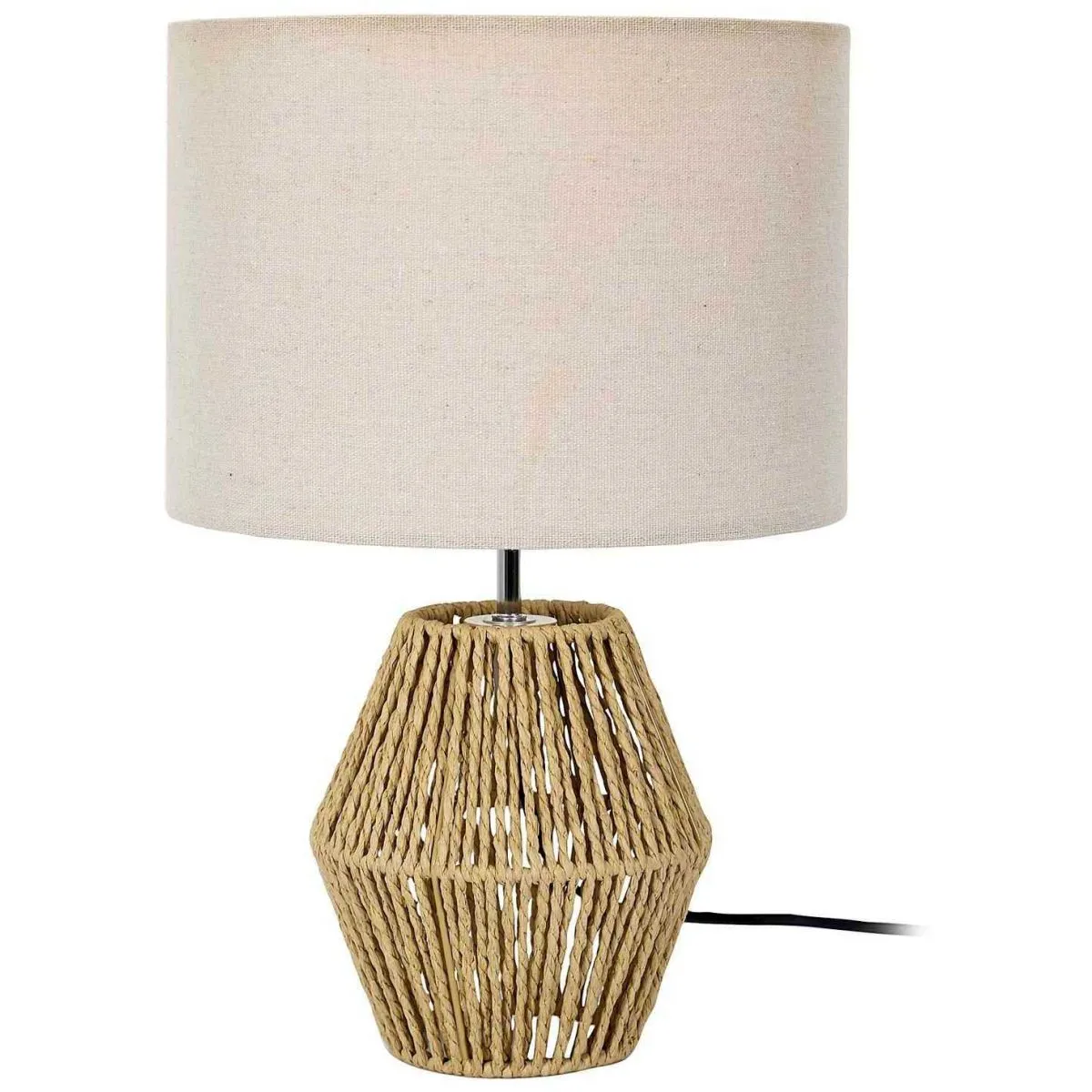 The home deco factory Lampe à poser Lina - Naturel The home deco factory Lampe à poser Lina - Naturel