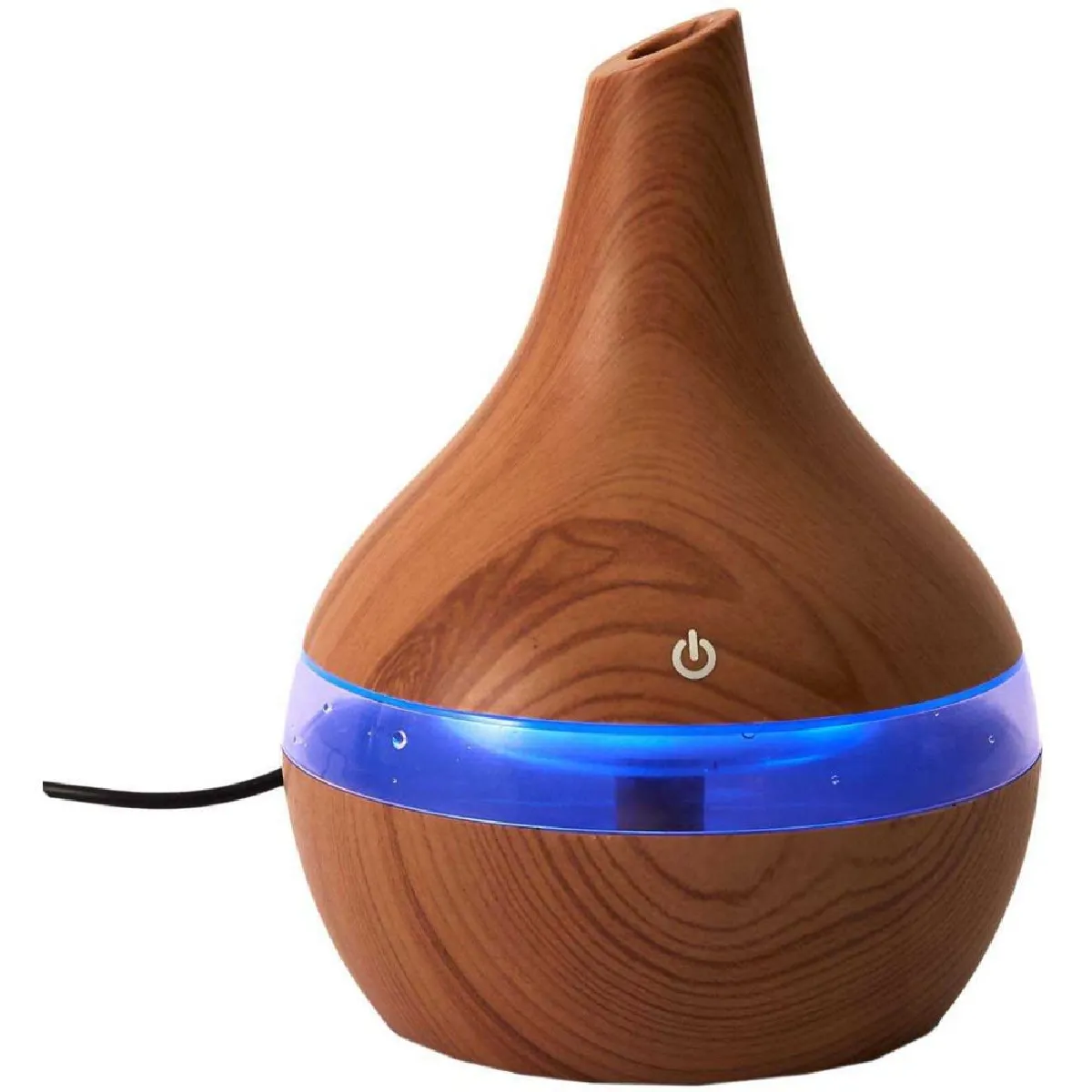 Diffuseur D'Huiles Essentielles LED Multicolore - Ultra Silencieux, 14 Cm