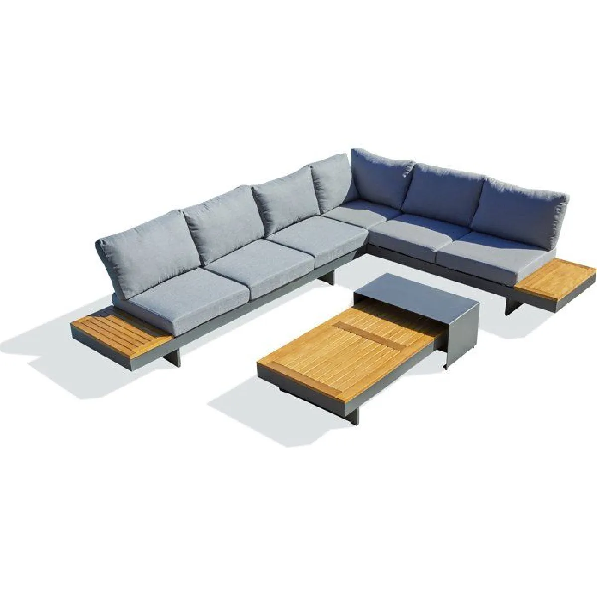 Dcb Garden Salon De Jardin D’angle - Anthracite
