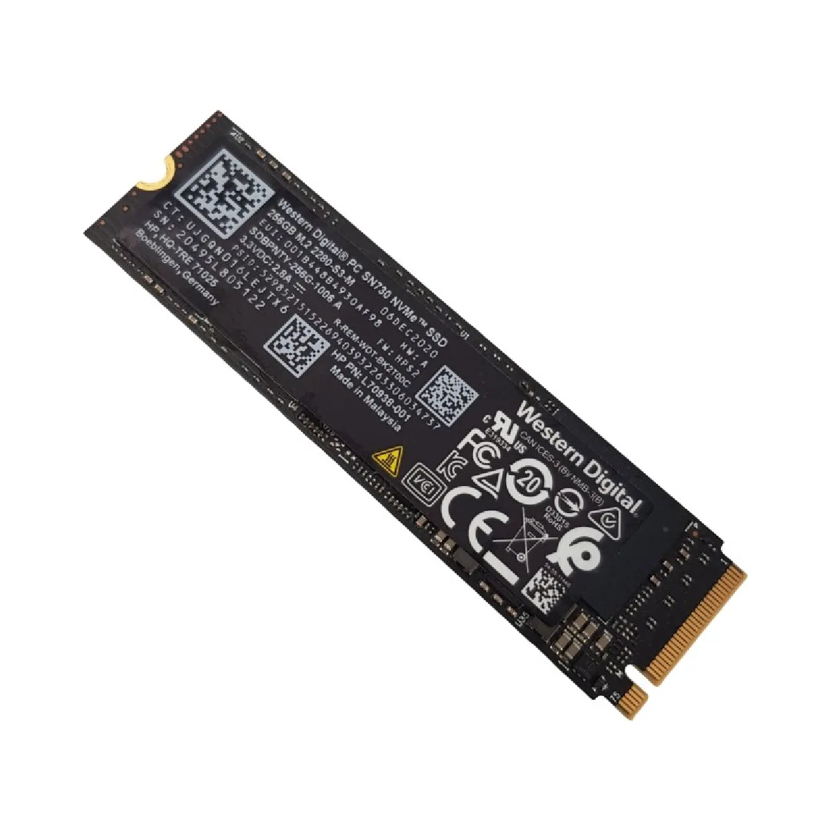 Western Digital SN730 256GB NVMe M.2
