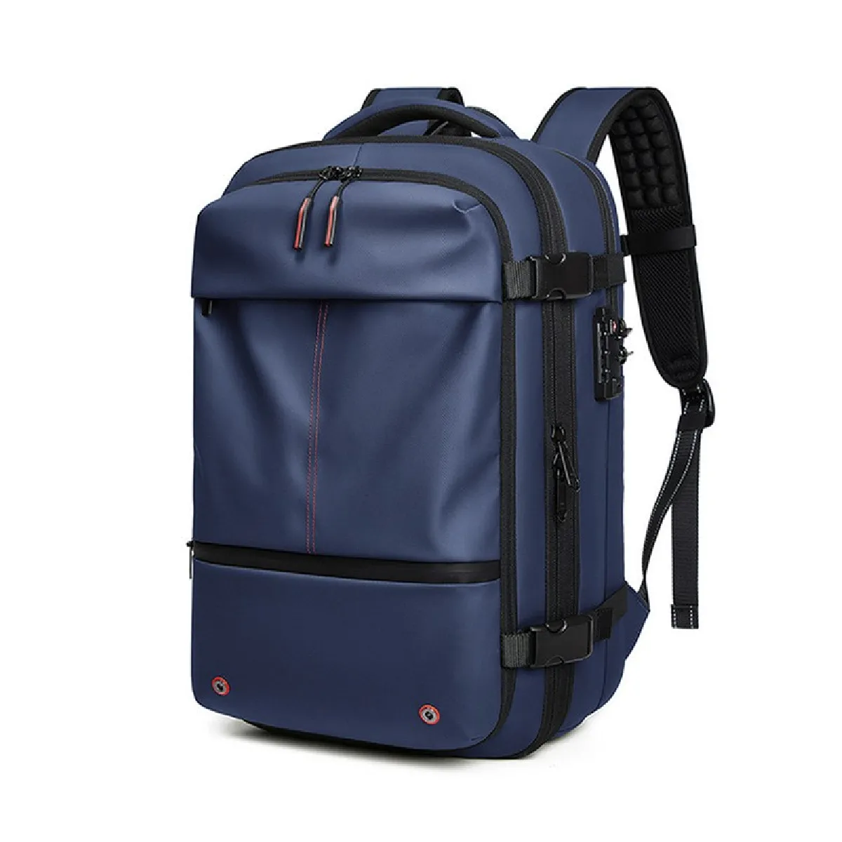  Sac &agrave; dos pour ordinateur - Sac &agrave; dos polyvalent en tissu oxford, couleur bleue - 49&times;20&times;32 cm