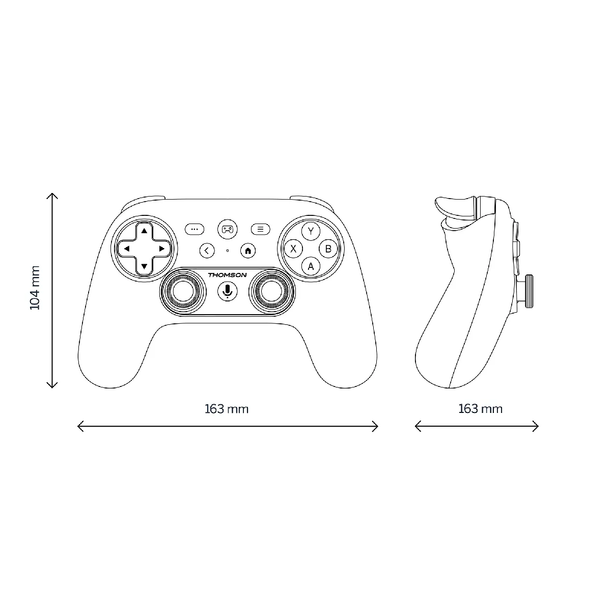 Manettes jeux thomson ordinateur mo5 to7 to8 ,to9 joystick - Ordinateurs