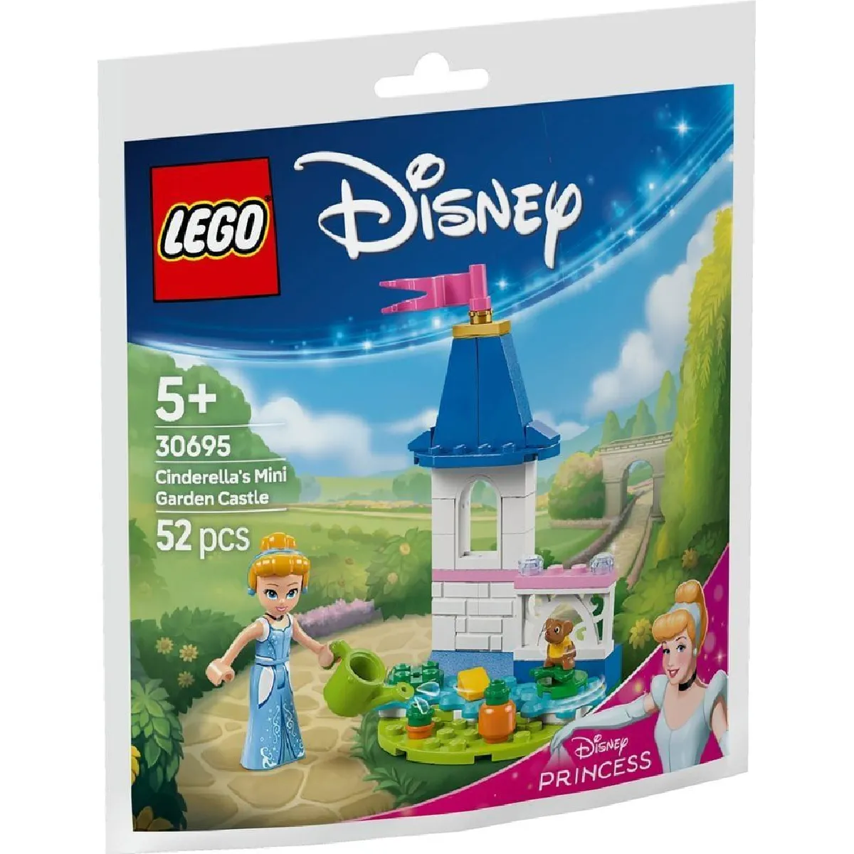 LEGO Disney Le château de Cendrillon miniature avec un jardin Polybag 30695