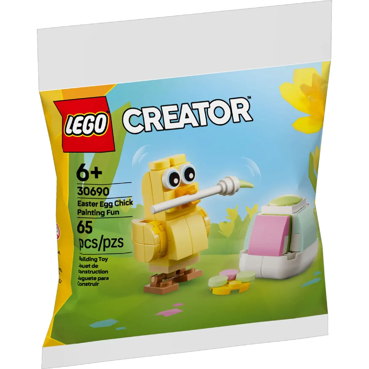 LEGO 30690 Le poussin peignant un oeuf de Pâques