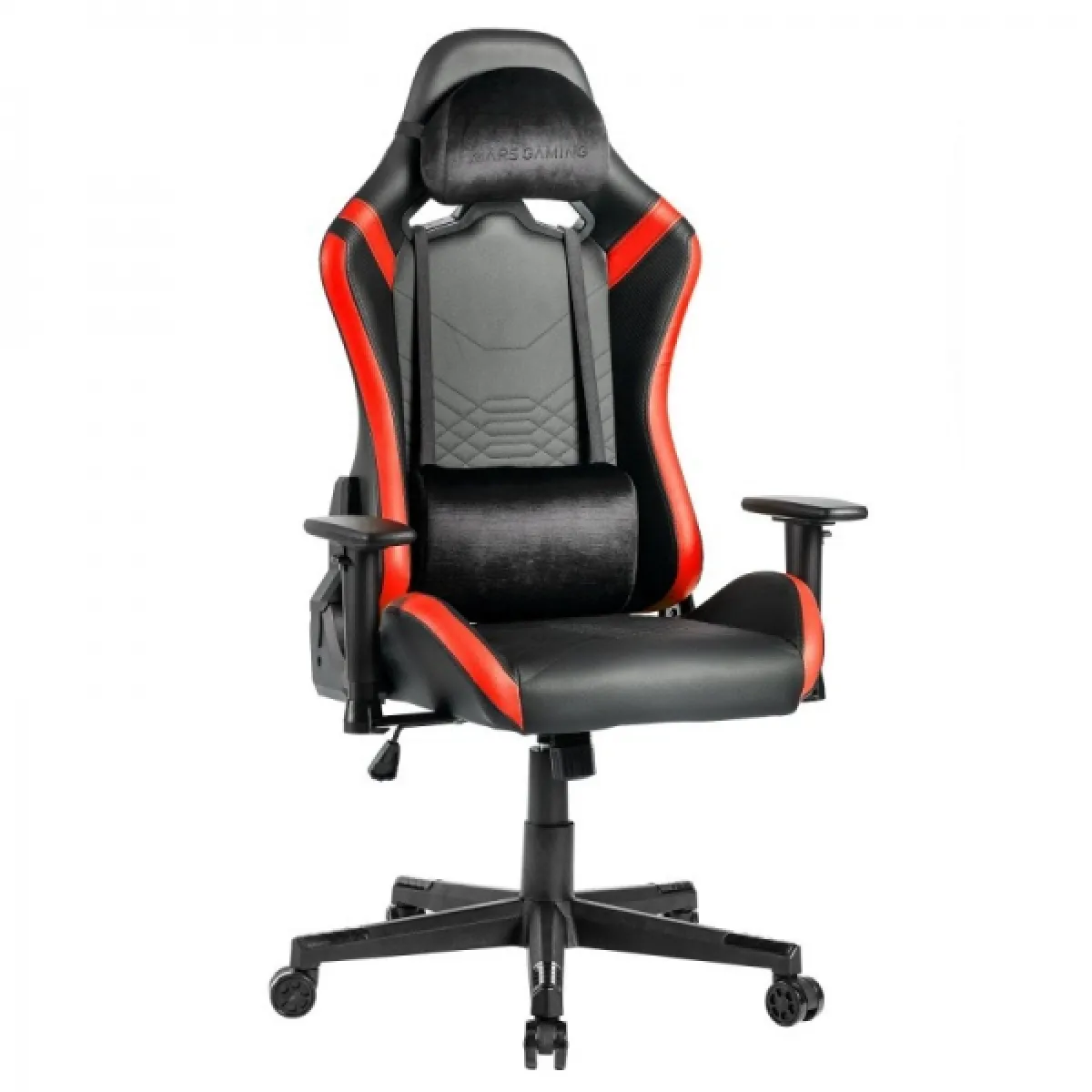 Chaise Gaming Leather PU MGC-PRO, Accoudoirs 2D, Dossier Inclinable, Rouge 
