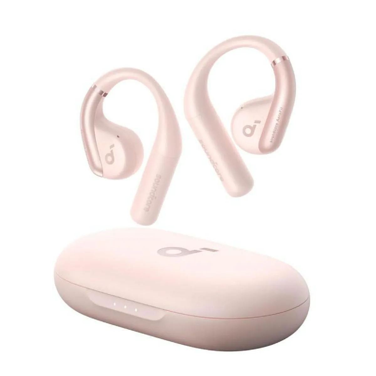 YONIS Ecouteurs Bluetooth Confort Ouvert Son Pur Etanche Ipx7 Connexion Intelligente Rose 2 