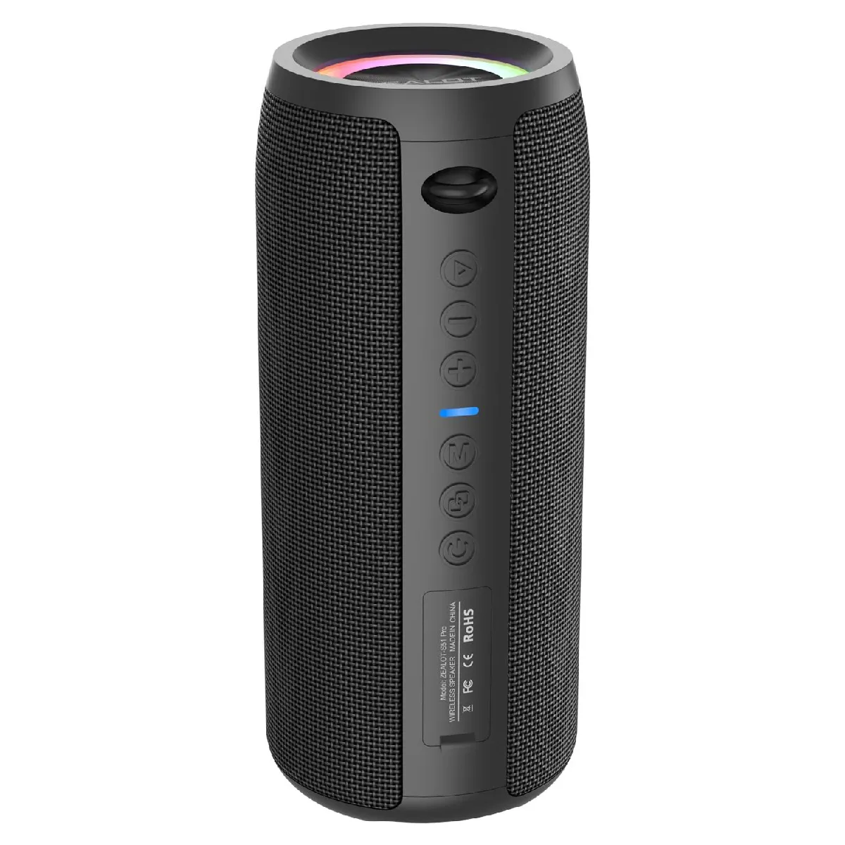 Yonis Noir Enceinte Bluetooth Nomade