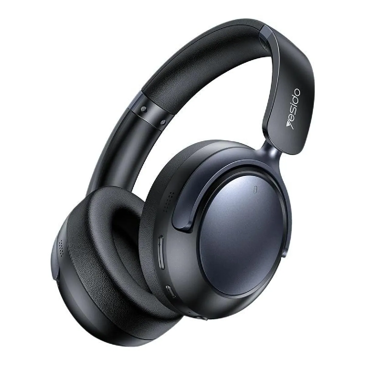 YONIS Casque Bluetooth Anc Haute Performance 60h Autonomie Design Ergonomique Noir 