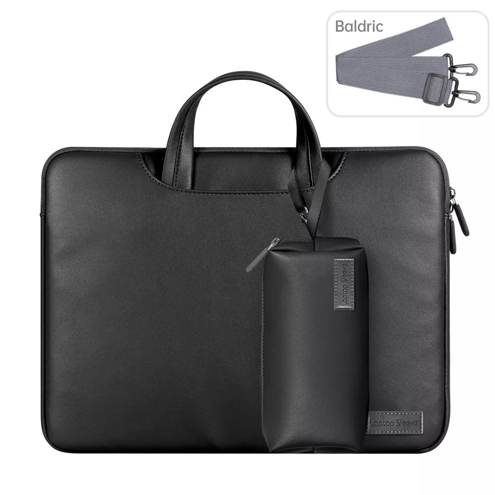 Yonis Noir Sacoche Étanche Pour Ordinateur Portable - 13/14 Pouces