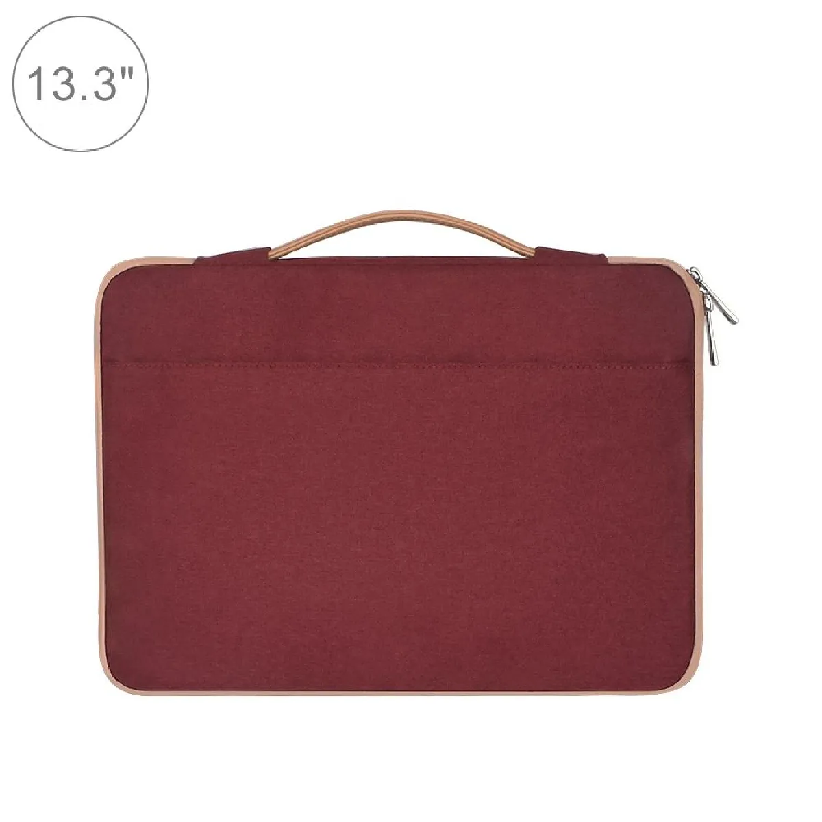 Yonis Rouge Sacoche Ordinateur Portable Élégante 13.3 Pouces