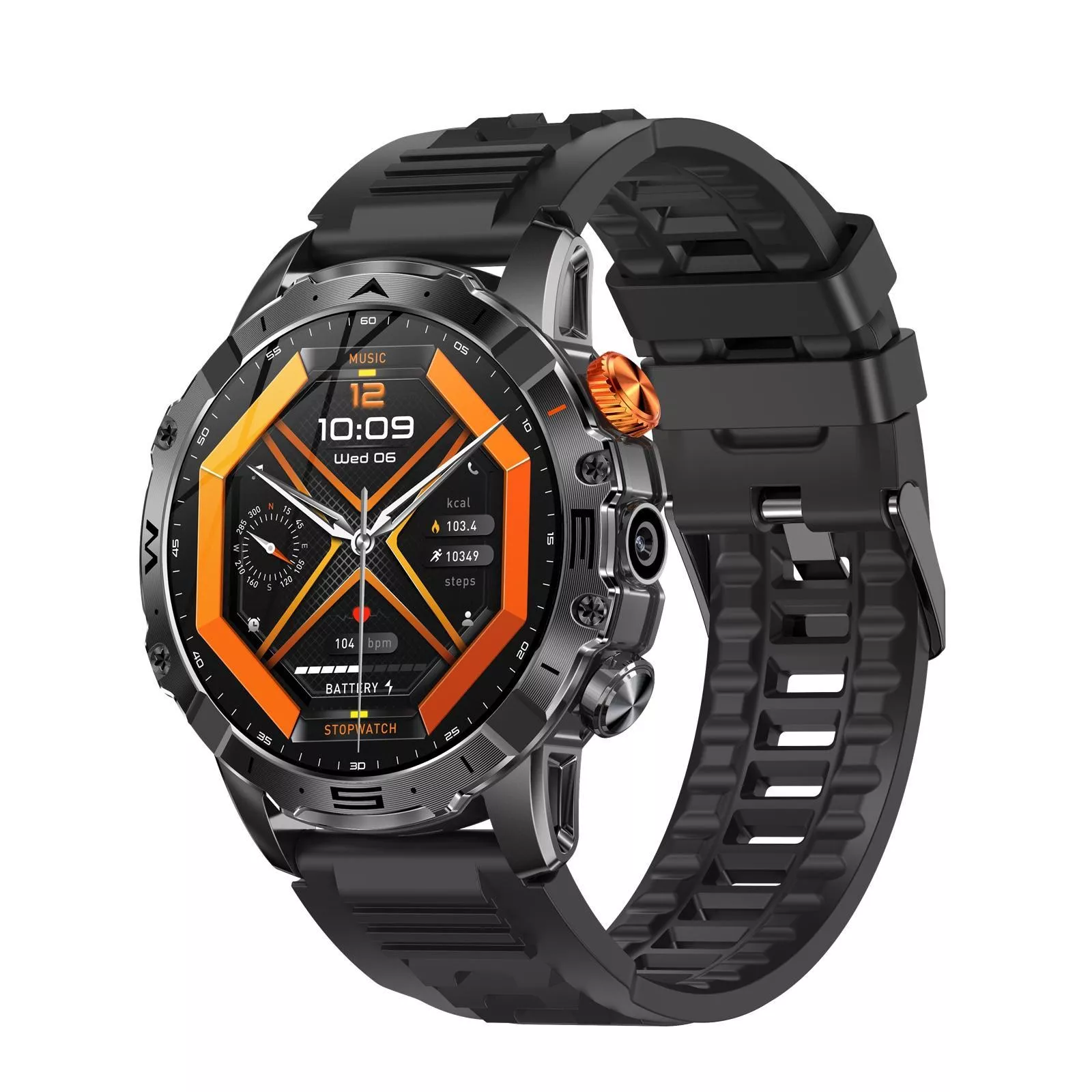 YONIS Montre Connect&eacute;e &Eacute;tanche Avec &Eacute;cran AMOLED