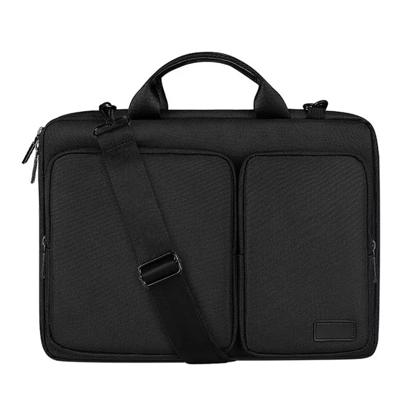 Yonis Noir Sacoche Ordinateur Portable Étanche Et Antichoc - 14,1-15,4 Pouces