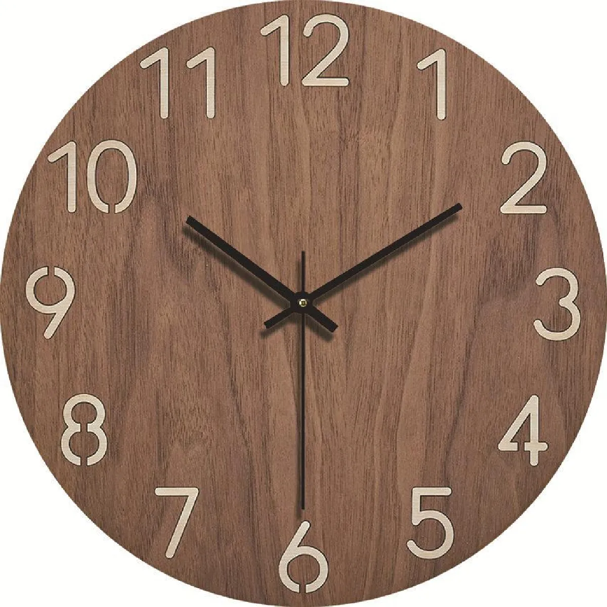Yonis Horloge Murale Quartz - Cuivre